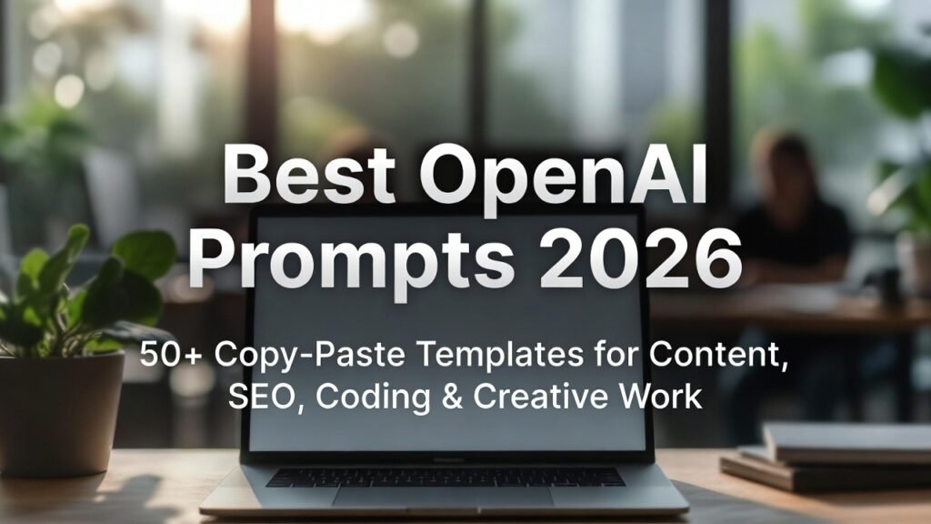 Best OpenAI Prompts 2026: 50+ Copy-Paste Templates for Content, SEO, Coding & Creative Work